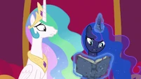 "Indeed. From the looks of it, the last thing he wrote before facing the Pony of Shadows."