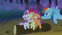 Rainbow pointing at the CMC S3E06