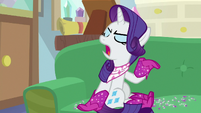 Rarity -wearing a really gorgeous hat- S8E17