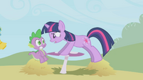 Twilight snaps at Spike S1E03