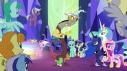 Discord, Princesses and all ponies