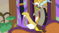 Discord pouring tea upside-down S7E12