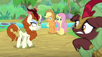 Kirin scared by Autumn Blaze's anger S8E23