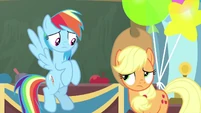 Rainbow and Applejack look at each other MLPS3.png (527 KB)