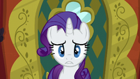 Rarity biting her lower lip S6E12