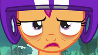 Scootaloo looking sleepy S3E06