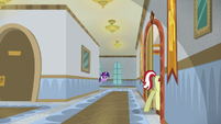 Twilight watches Flim and Flam go into their office S8E16