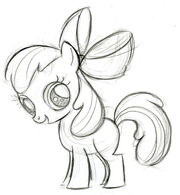 Apple Bloom Sketch