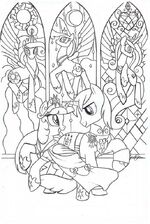 Friends Forever issue 4 cover A uncolored