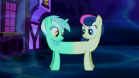 Lyra and Bon Bon are the new CatDog!