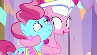 Pinkie Pie "that's right, Mrs. Cake!" MLPS5