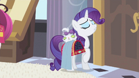 "With enough time to finish Twilight's ensemble."