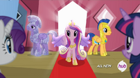 Twilight, Rarity, Flash, pegaso de cristal y Cadance 2