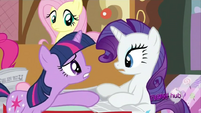 Twilight Rarity and Fluttershy all lies S2E23