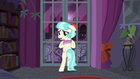 Coco Pommel mentions My Fair Filly S5E16