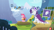 Commander Hurricane, Chancellor Puddinghead and Princess Platinum arguing S02E11.png