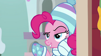 Pinkie curious about Triple Pony Dare contest BGES1