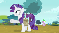 Rarity -I'm thinking we go by chariot- S4E23