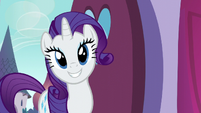 Rarity pleased by the reception S5E14