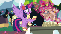 Twilight Sparkle buying a lot of scrolls MLPBGE