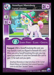 Amethyst Maresbury, Crystal Librarian card MLP CCG