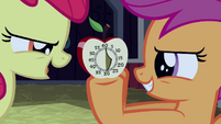 Evil Apple Bloom and Evil Scootaloo.