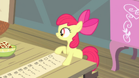 Apple Bloom with checklist S4E17