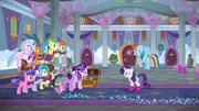 Rarity and Dash meet their friends and students S8E17