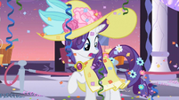 Rarity on dress S2E9