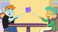 Snips and Snails high-five with high-five arms EGHU