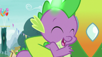 Spike laughing happily S7E15