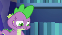 Spike scratching his head in confusion S6E15