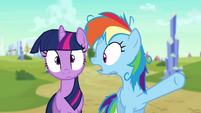 Twilight and Rainbow Dash -the wrong pony-!- S3E12