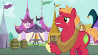 Big Mac confused by Applejack's insinuation S6E23