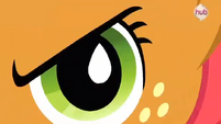 Close-up to Babs Seed's eye S3E4