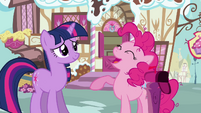 Pinkie Pie 'A care package it is!' S3E07