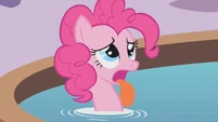 Pinkie more than glad to be able to talk again.