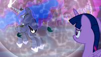 Princess Luna turns away in shame S5E13