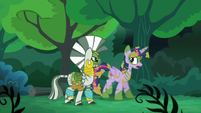 Twilight "Chrysalis and her army tried to take over Canterlot" S5E26