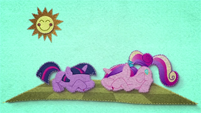 Young Twilight and Cadance ladybugs awake BFHHS1