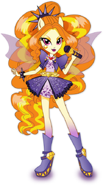 Adagio Dazzle Rainbow Rocks character bio art 2