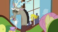 Discord having a droll laugh S5E7