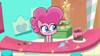 Pinkie Pie hears someone enter PLS1E6a