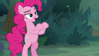 Pinkie Pie making air quotes S8E13