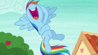 Rainbow Dash laughing out loud S8E9