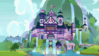 Exterior view of School of Friendship S8E13