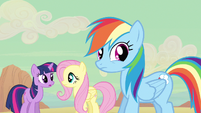 Rainbow Dash hears the truth.