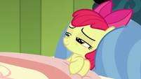 Apple Bloom comforted by AJ's lullaby S5E04