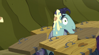 Big McColt stallion gets hit by a cupcake S5E23