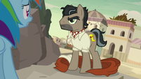 Dr. Caballeron reveals himself to Rainbow Dash S7E18